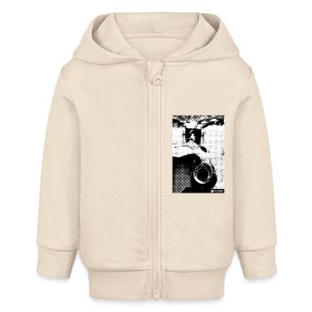 EXHAUST - Baby Organic Kapuzenjacke Baby Connector von Stanley/Stella - Natur - Vorne