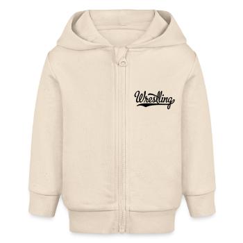 Ringen - Baby Organic Kapuzenjacke Baby Connector von Stanley/Stella - Natur - Vorne