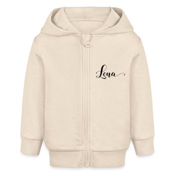 lena - Baby Organic Kapuzenjacke Baby Connector von Stanley/Stella - Natur - Vorne