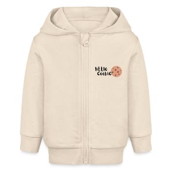 little cooke - Baby Organic Kapuzenjacke Baby Connector von Stanley/Stella - Natur - Vorne