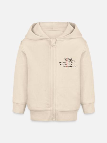 Coach - Baby Organic Kapuzenjacke Baby Connector von Stanley/Stella - Natur