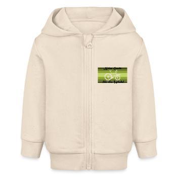 Keine Gnade für die Wade!, Lastenrad Omnium - Baby Organic Kapuzenjacke Baby Connector von Stanley/Stella - Natur - Vorne
