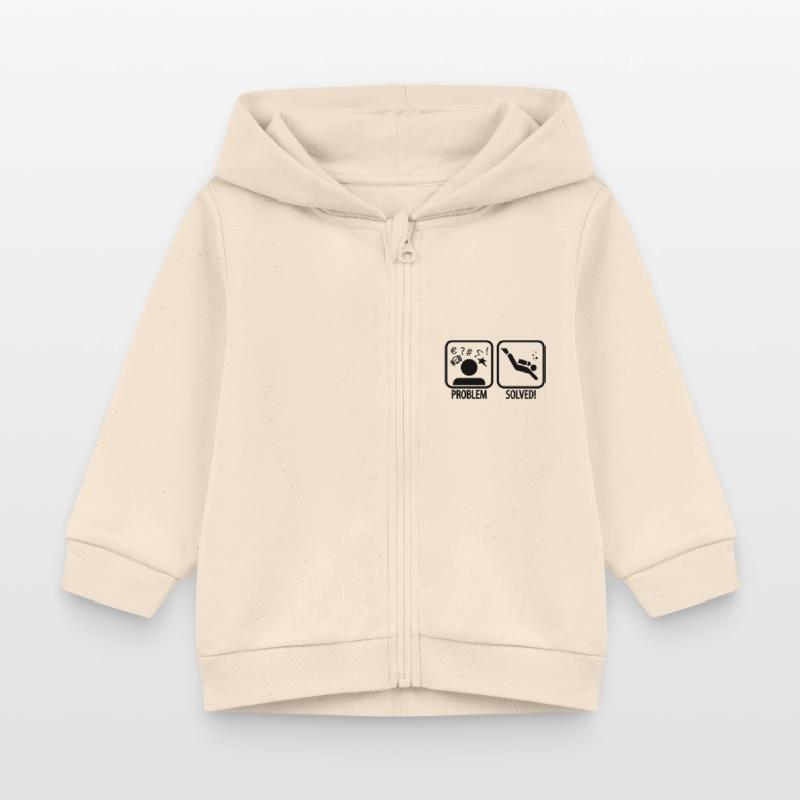 Diving: Problem - Solved! Baby Organic Kapuzenjacke Baby Connector von Stanley/Stella