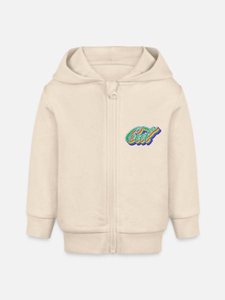cool - Baby Organic Kapuzenjacke Baby Connector von Stanley/Stella - Natur