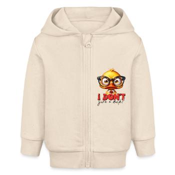 Animal Chicken Hen Colorful Farm Isolated Rooster - Baby Organic Zip-up Hoodie by Stanley/Stella - soft Ecru - Front