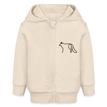 Fuchs - Baby Organic Kapuzenjacke Baby Connector von Stanley/Stella - Natur - Vorne