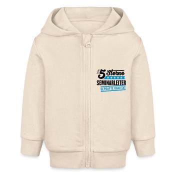 5Sterne Seminarleiter - Baby Organic Kapuzenjacke Baby Connector von Stanley/Stella - Natur - Vorne