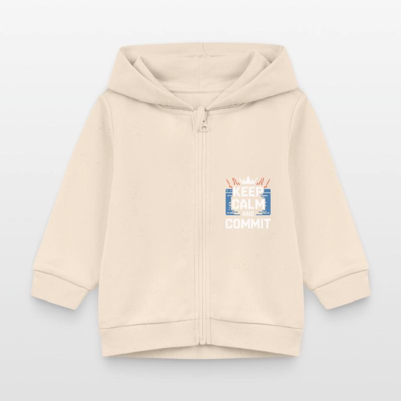 Coding Ninja Programmer Debugging Master Baby Organic Zip-up Hoodie by Stanley/Stella
