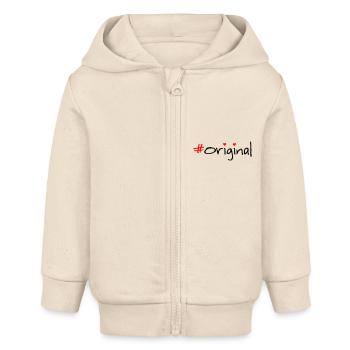 Original - Baby Organic Kapuzenjacke Baby Connector von Stanley/Stella - Natur - Vorne