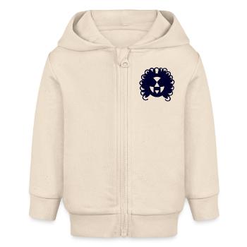 Mein Stil ist einzigartig - Baby Organic Kapuzenjacke Baby Connector von Stanley/Stella - Natur - Vorne
