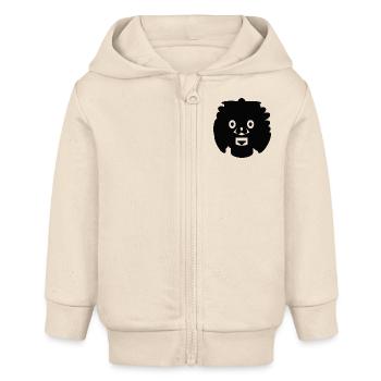 Comic - Baby Organic Kapuzenjacke Baby Connector von Stanley/Stella - Natur - Vorne
