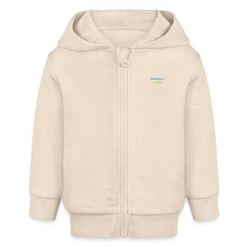 Balancist #1Neu 2 - Baby Organic Zip-up Hoodie by Stanley/Stella - soft Ecru - Front