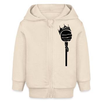 Lolly - Baby Organic Kapuzenjacke Baby Connector von Stanley/Stella - Natur - Vorne