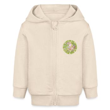 What if we re lost in the Garden of Eden - Baby Organic Zip-up Hoodie by Stanley/Stella - soft Ecru - Front