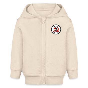 symbol - Baby Organic Kapuzenjacke Baby Connector von Stanley/Stella - Natur - Vorne