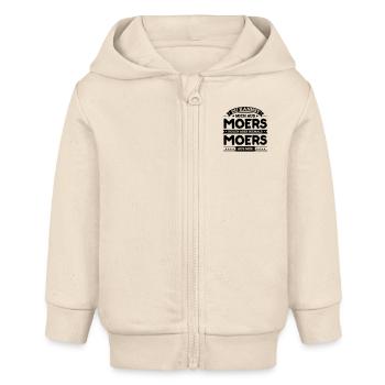 Mein Moers - Baby Organic Kapuzenjacke Baby Connector von Stanley/Stella - Natur - Vorne