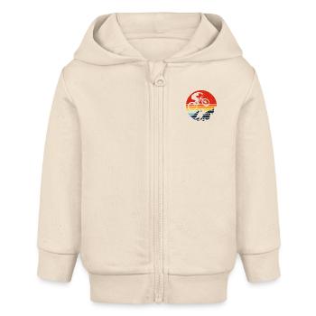 VTT VTT II - Veste à capuche bébé bio Stanley/Stella - écru doux - Devant