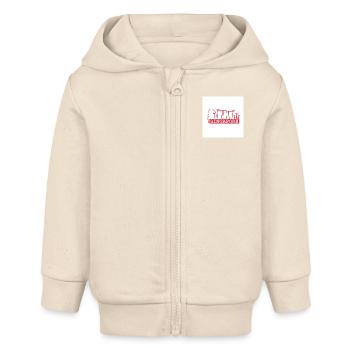 Singapur - Baby Organic Kapuzenjacke Baby Connector von Stanley/Stella - Natur - Vorne