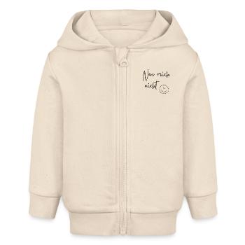 Nerv mich nicht - Baby Organic Kapuzenjacke Baby Connector von Stanley/Stella - Natur - Vorne