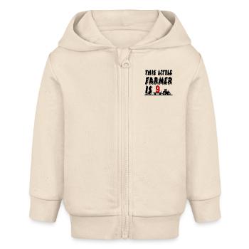 Bauer - Baby Organic Kapuzenjacke Baby Connector von Stanley/Stella - Natur - Vorne