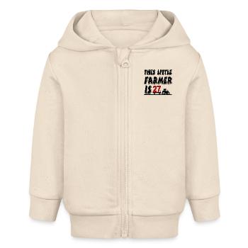 Bauer - Baby Organic Kapuzenjacke Baby Connector von Stanley/Stella - Natur - Vorne