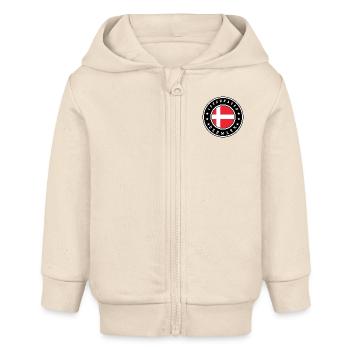 Kopenhagen, Dänemark - Baby Organic Kapuzenjacke Baby Connector von Stanley/Stella - Natur - Vorne