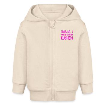 Kuchen - Baby Organic Kapuzenjacke Baby Connector von Stanley/Stella - Natur - Vorne