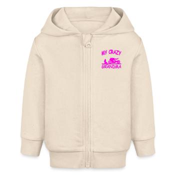 Oma - Baby Organic Kapuzenjacke Baby Connector von Stanley/Stella - Natur - Vorne