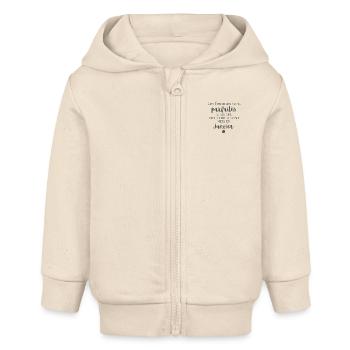 Perfekte Frauen, die im Januar geboren wurden - Baby Organic Kapuzenjacke Baby Connector von Stanley/Stella - Natur - Vorne