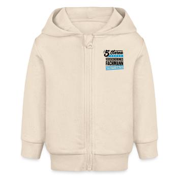 5Sterne Versicherungsfachmann - Baby Organic Kapuzenjacke Baby Connector von Stanley/Stella - Natur - Vorne