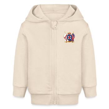 Scottish Loyalists - Baby Organic Zip-up Hoodie by Stanley/Stella - soft Ecru - Front