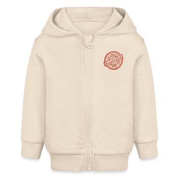 100% Percent Australian - Baby Organic Kapuzenjacke Baby Connector von Stanley/Stella - Natur - Vorne