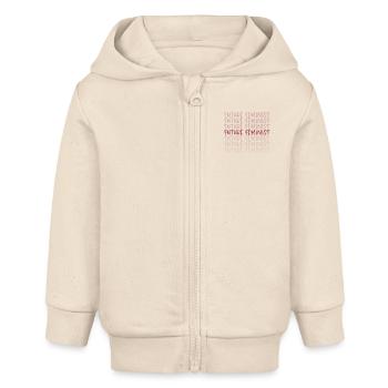 Future Feminist Baby / Kinder Design - Baby Organic Kapuzenjacke Baby Connector von Stanley/Stella - Natur - Vorne