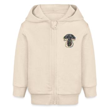 Pilz - Baby Organic Kapuzenjacke Baby Connector von Stanley/Stella - Natur - Vorne