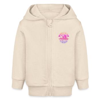 fisch, fisch, angeln, see, meer, angeln, fauna, exotisch - Baby Organic Kapuzenjacke Baby Connector von Stanley/Stella - Natur - Vorne