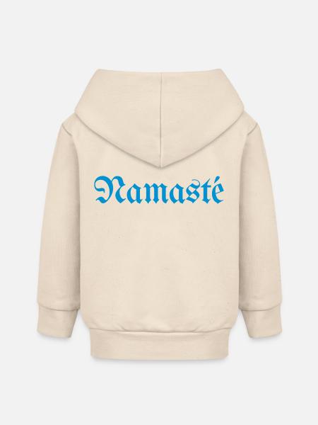 Namasté - Baby Organic Kapuzenjacke Baby Connector von Stanley/Stella - Natur
