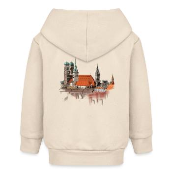 Munich - Veste à capuche bébé bio Stanley/Stella - écru doux - Dos