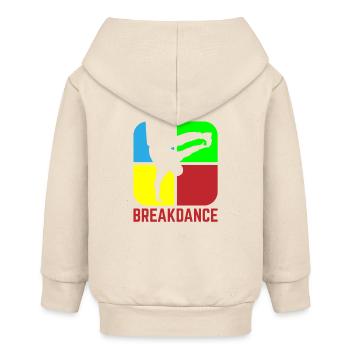 Breakdance - Veste à capuche bébé bio Stanley/Stella - écru doux - Dos