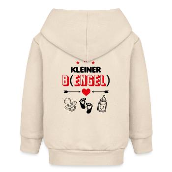 Kleiner Bengel Engel Babysprüche Lustig - Baby Organic Kapuzenjacke Baby Connector von Stanley/Stella - Natur - Hinten