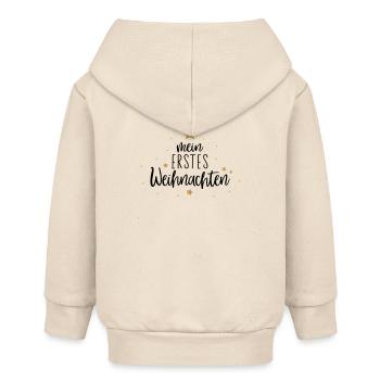 mon premier Noël - Veste à capuche bébé bio Stanley/Stella - écru doux - Dos