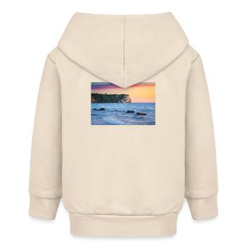 Sonnenaufgang am Kap Arkona - Baby Organic Kapuzenjacke Baby Connector von Stanley/Stella - Natur - Hinten