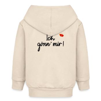 Lebensplan Genuss Gönnung - Baby Organic Kapuzenjacke Baby Connector von Stanley/Stella - Natur - Hinten