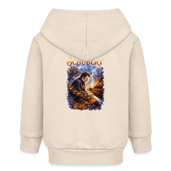 Schubert Klavierzauber Sturm - Baby Organic Kapuzenjacke Baby Connector von Stanley/Stella - Natur - Hinten