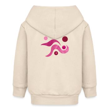 Yoga design_52 - Veste à capuche bébé bio Stanley/Stella - écru doux - Dos