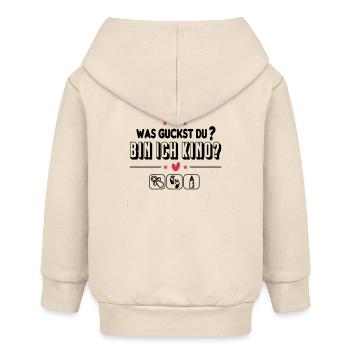 Nicht angucken Kino Anglotzen Baby Säugling - Baby Organic Kapuzenjacke Baby Connector von Stanley/Stella - Natur - Hinten