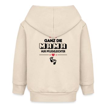 Ganz die Mama Pflegeleichter Baby Säugling - Baby Organic Kapuzenjacke Baby Connector von Stanley/Stella - Natur - Hinten