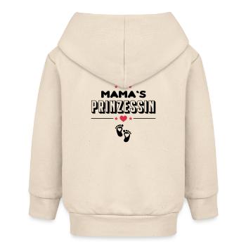 Mamas Prinzessin Baby Säugling - Baby Organic Kapuzenjacke Baby Connector von Stanley/Stella - Natur - Hinten
