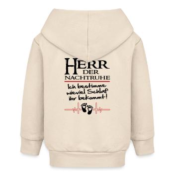 Herr der Nachruhe Schlaf bekommen Baby Säugling - Baby Organic Kapuzenjacke Baby Connector von Stanley/Stella - Natur - Hinten