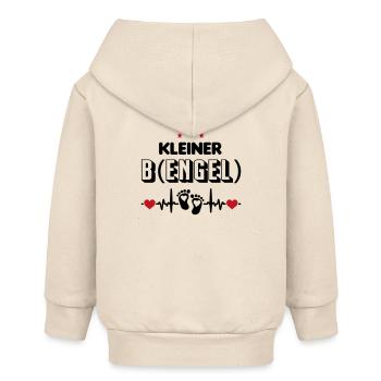 Kleiner Bengel Engel Baby Sprüche - Baby Organic Kapuzenjacke Baby Connector von Stanley/Stella - Natur - Hinten