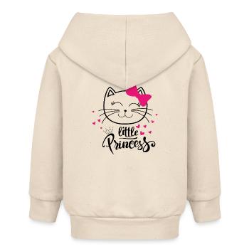 Petites Princesses Petites Princesses Bébé Dictons - Veste à capuche bébé bio Stanley/Stella - écru doux - Dos
